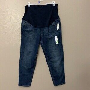 Time and Tru Maternity Skinny Jeans with Full Panel 2X